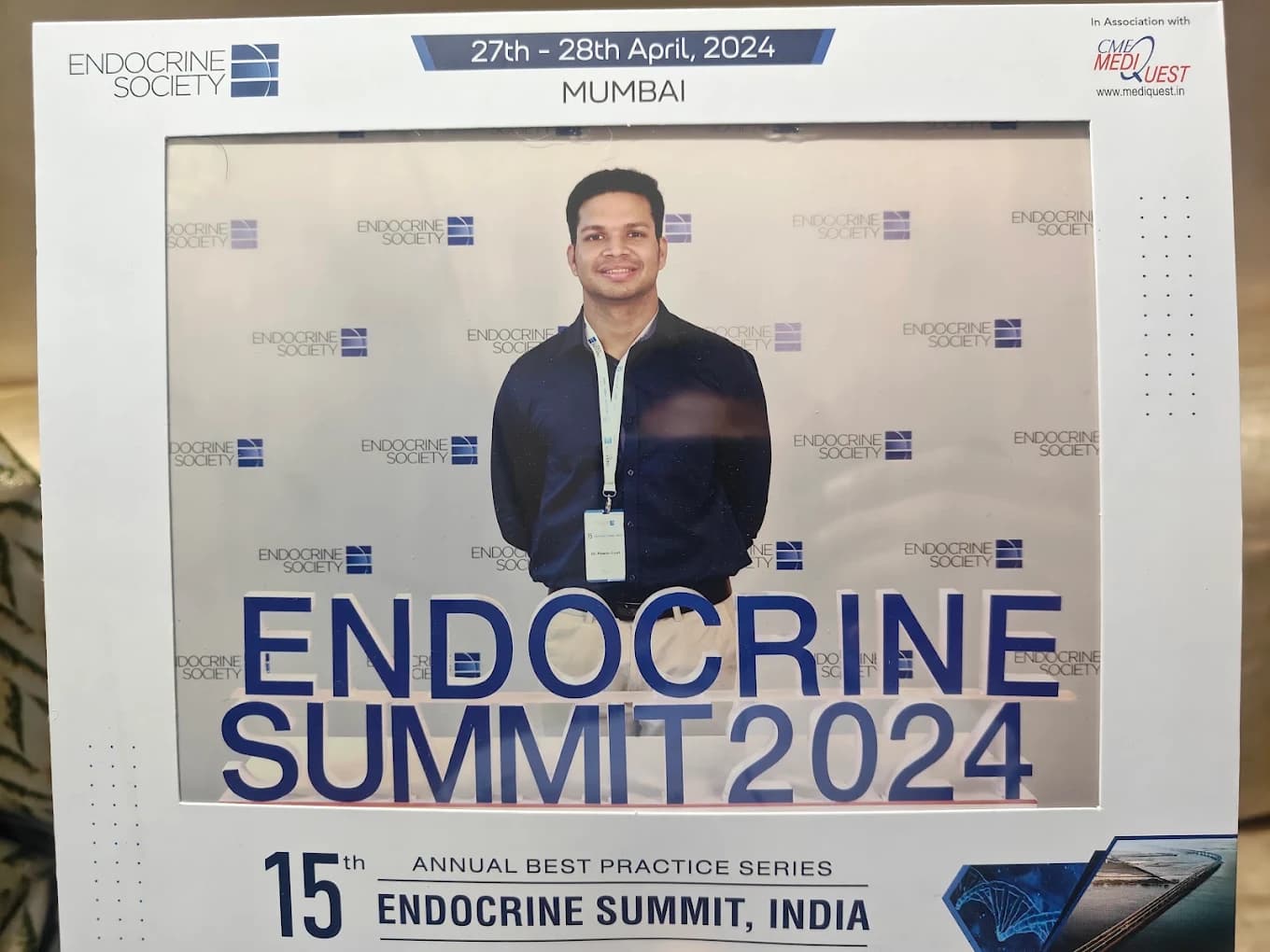 Dr. Pawan Goel at the Endocrine Summit 2024, Mumbai